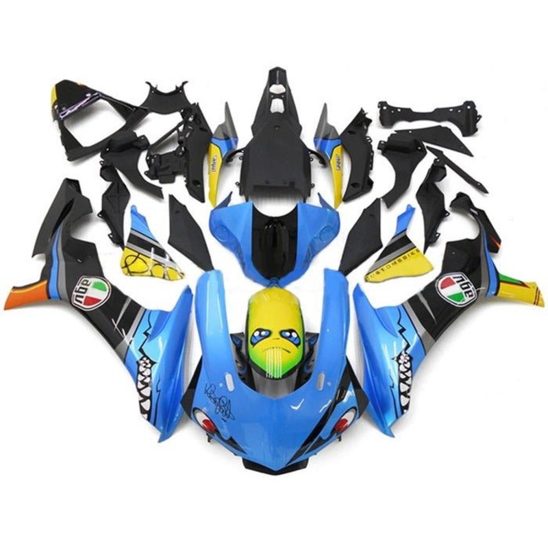 Yamaha YZF-R1 (2015-2019) Blue, Yellow, Creature Fairings No Seat Cowl No Bolt Kit No Tank