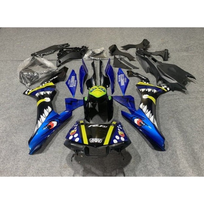 Yamaha YZF-R1 (2015-2019) Blue, Yellow, White, Shark Fairings No Seat Cowl No Bolt Kit No Tank