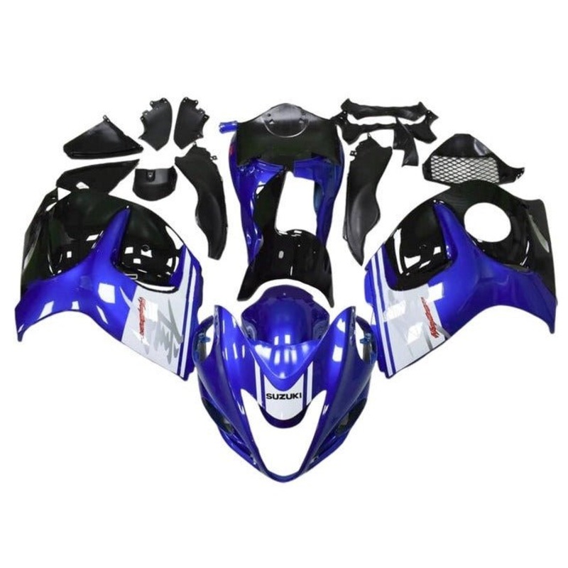Suzuki GSX1300R Hayabusa (2008-2020) Blue, White, Black, Red Fairings No Seat Cowl No Bolt Kit No Tank