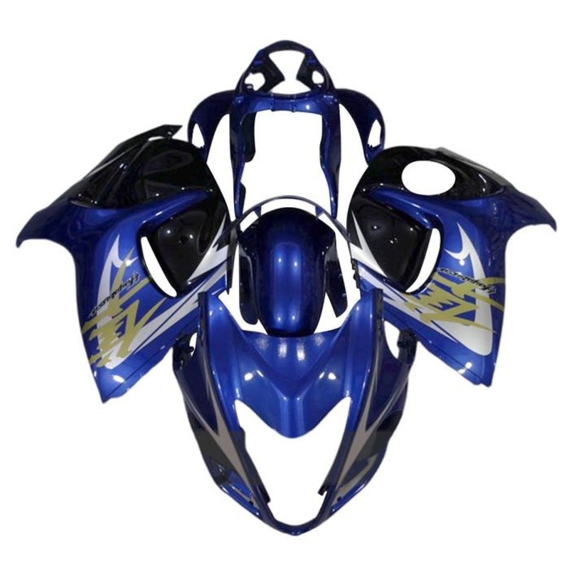 Suzuki GSX1300R Hayabusa (2008-2020) Blue, White, Gold Fairings No Seat Cowl No Bolt Kit No Tank