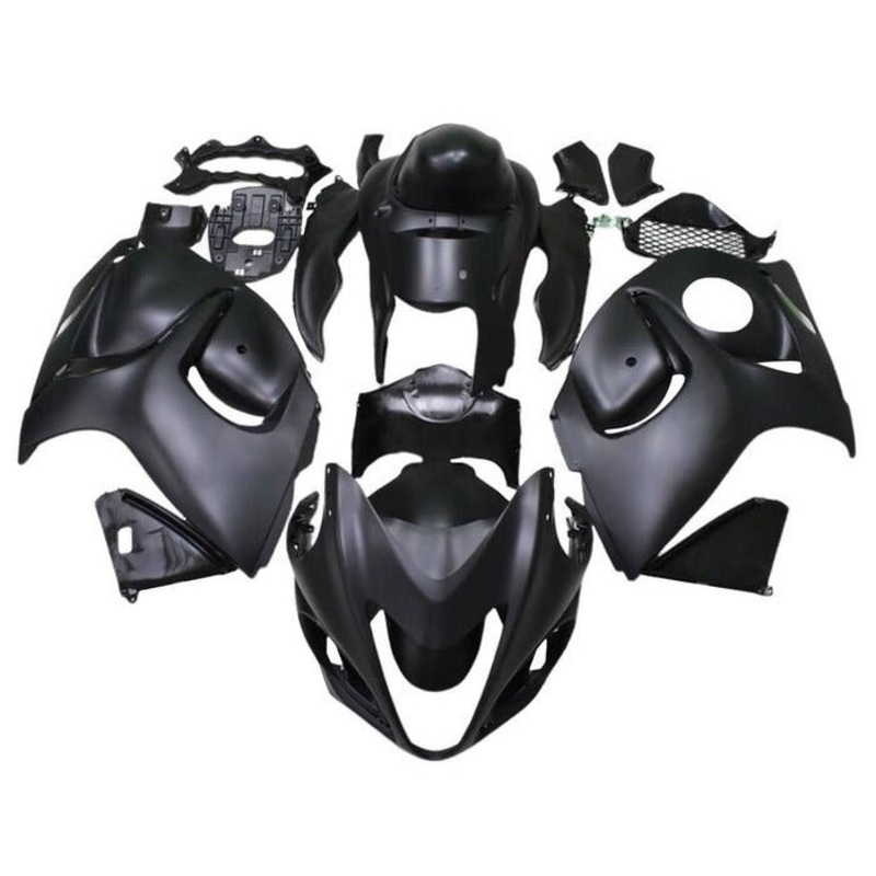 Suzuki GSX1300R Hayabusa (2008-2020) Matte Black Fairings No Seat Cowl No Bolt Kit No Tank