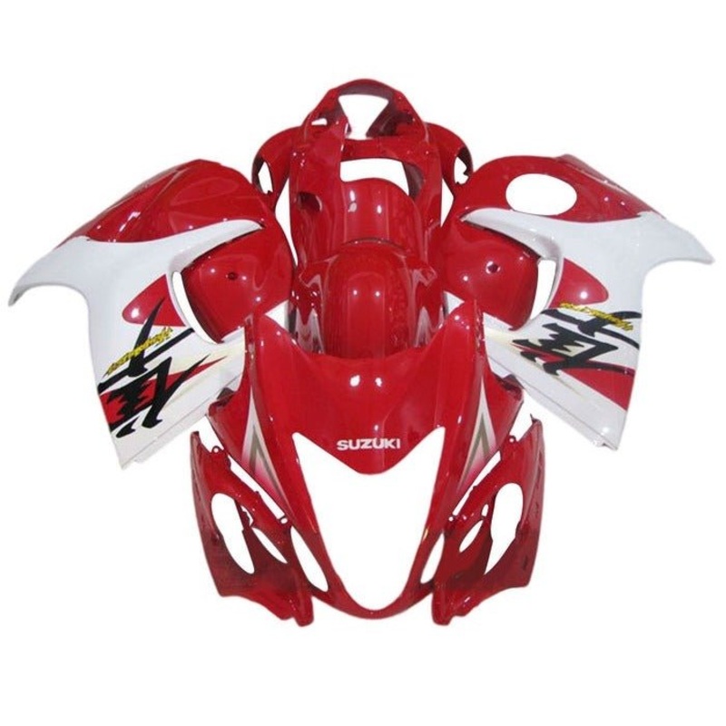 Suzuki GSX1300R Hayabusa (2008-2020) Red, White, Black, Gold Fairings No Seat Cowl No Bolt Kit No Tank