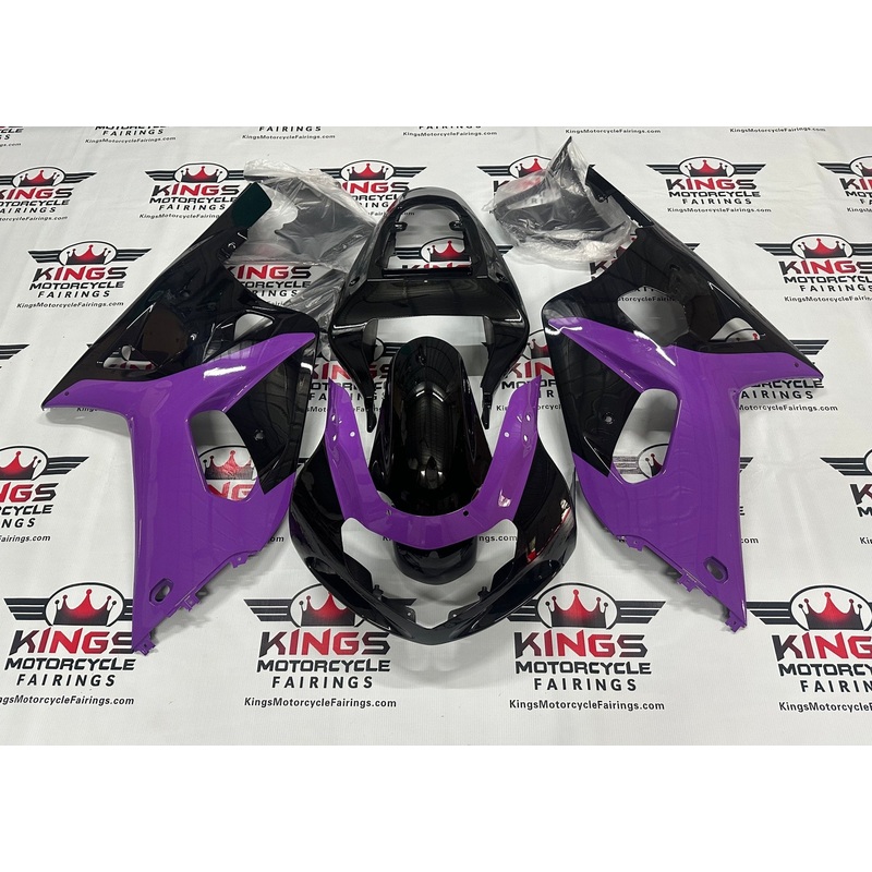 Suzuki GSXR750 (2000-2003) Purple, Black Fairings No Seat Cowl No Bolt Kit No Tank