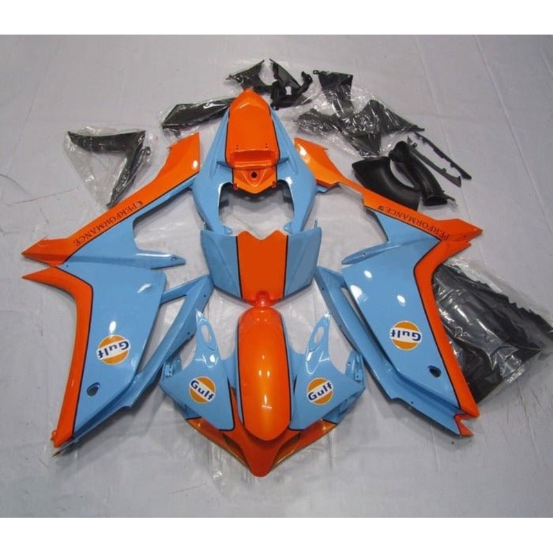 Yamaha YZF-R1 (2007-2008) Orange, Light Blue, Gulf Fairings No Seat Cowl No Bolt Kit No Tank
