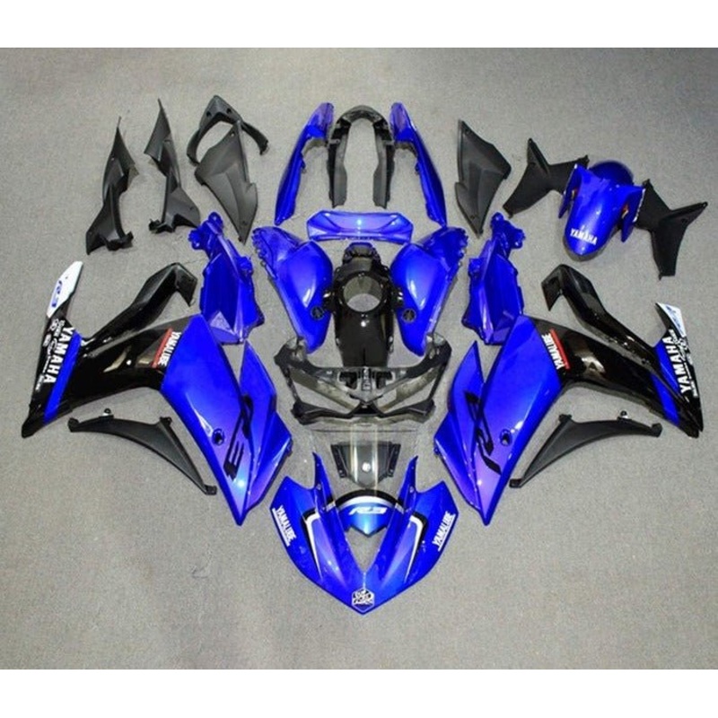Yamaha YZF-R3 (2015-2018) Blue, Black, Yamalube Fairings No Seat Cowl No Bolt Kit No Tank Cover
