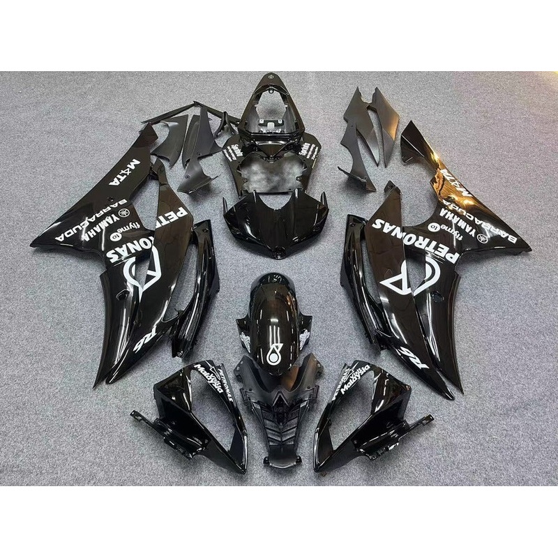 Yamaha YZF-R6 (2008-2016) Black, White, Petronas Fairings No Seat Cowl No Bolt Kit No Tank