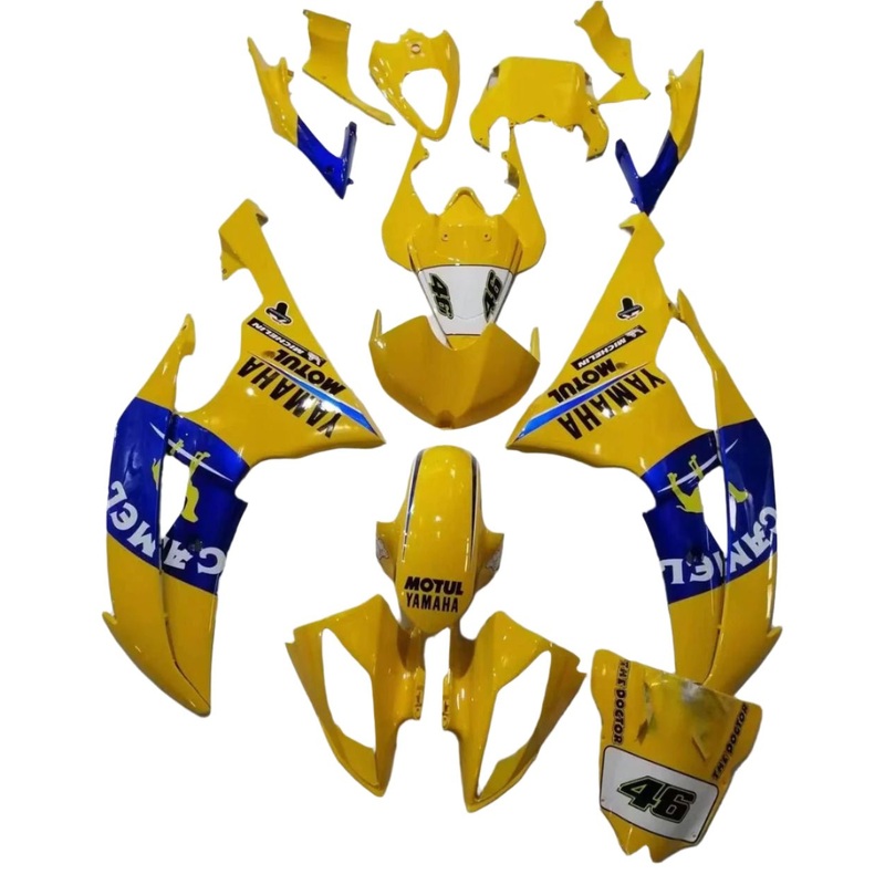 Yamaha YZF-R6 (2008-2016) Yellow, Blue, Camel Fairings No Seat Cowl No Bolt Kit No Tank