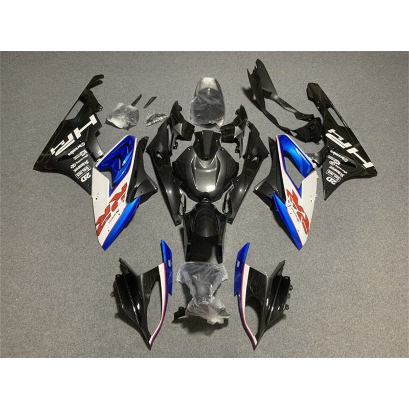 BMW S1000RR (2009-2014) Black, Blue, White, Red RR Fairings No Seat Cowl No Bolt Kit No Tank