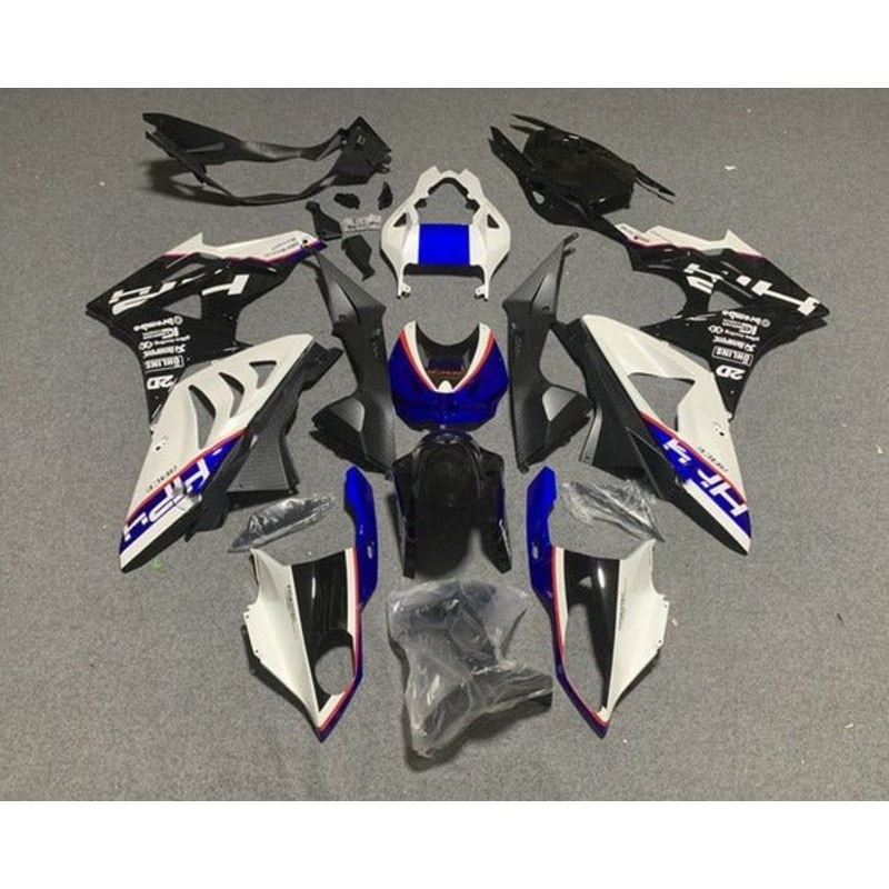 BMW S1000RR (2009-2014) White, Blue, Red, Black HP Fairings No Seat Cowl No Bolt Kit No Tank