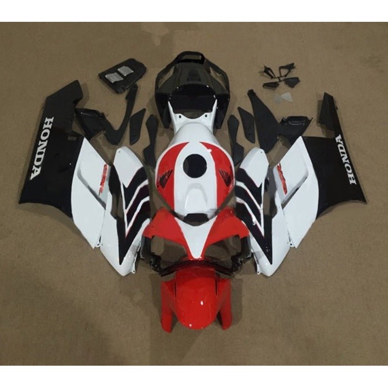 Honda CBR1000RR (2004-2005) Gloss Red, Black, White Fairings No Seat Cowl No Bolt Kit No Tank