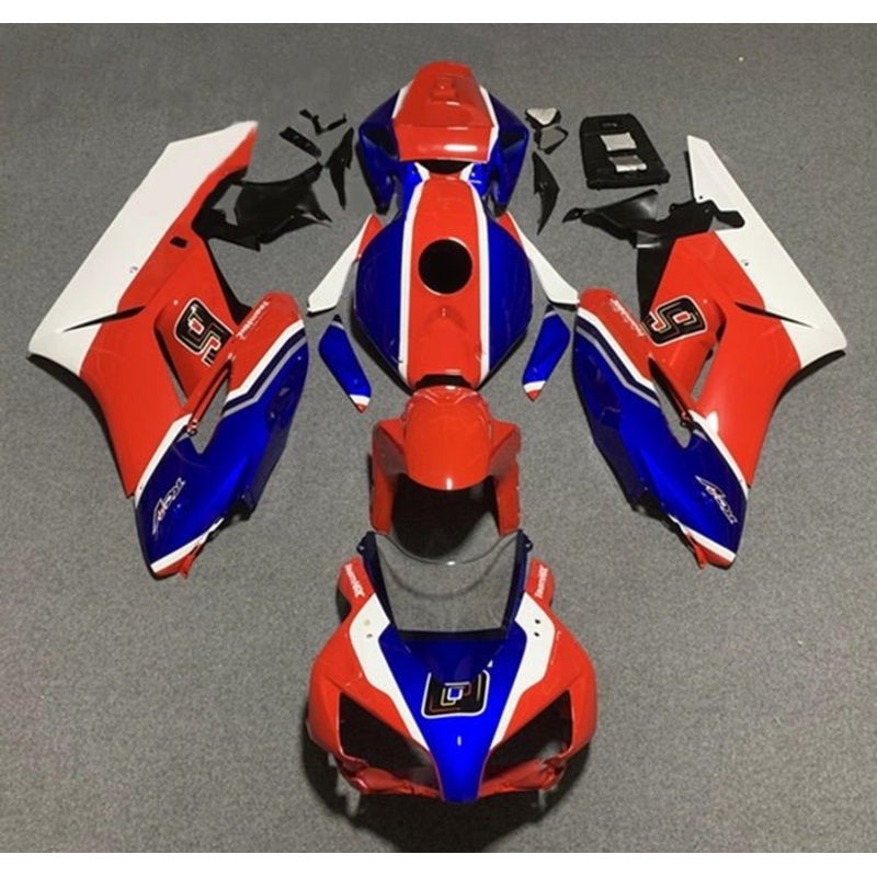 Honda CBR1000RR (2004-2005) Red, Blue, White #6 Fairings No Seat Cowl No Bolt Kit No Tank