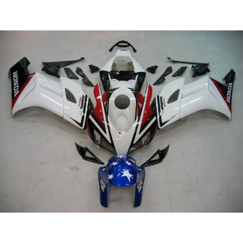 Honda CBR1000RR (2004-2005) White, Red, Black, Blue Fairings No Seat Cowl No Bolt Kit No Tank