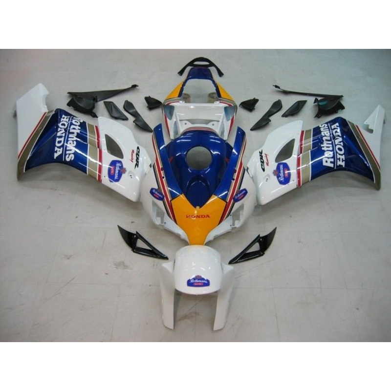 Honda CBR1000RR (2004-2005) White Rothmans Fairings No Seat Cowl No Bolt Kit No Tank