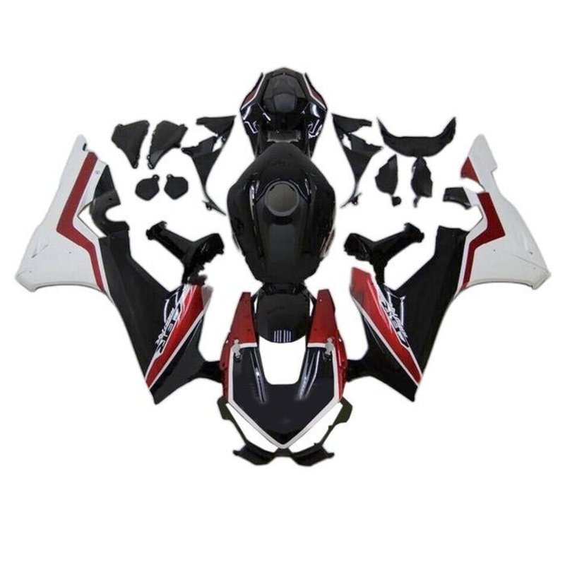 Honda CBR1000RR (2017-2025) Black, White, Dark Red Fairings No Seat Cowl No Bolt Kit No Tank