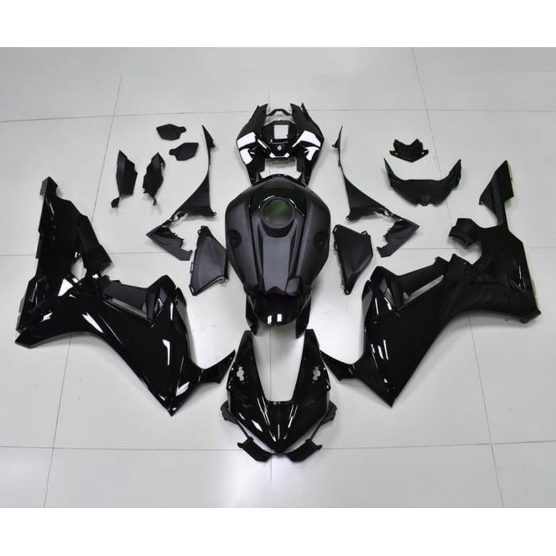 Honda CBR1000RR (2017-2025) Gloss Black, Matte Black Fairings No Seat Cowl No Bolt Kit No Tank