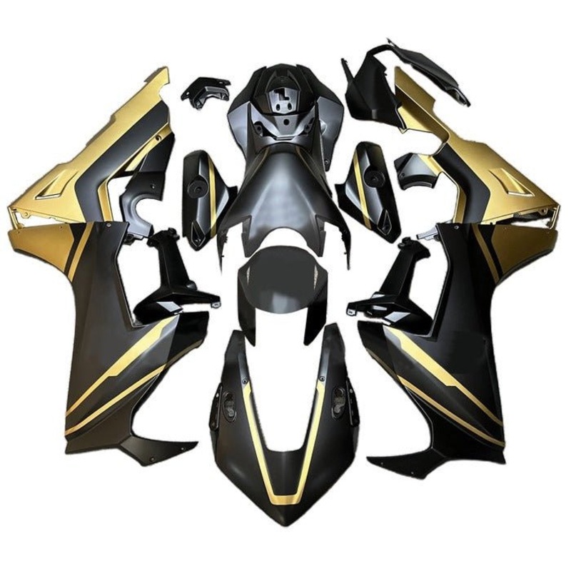 Honda CBR1000RR (2017-2025) Matte Black, Matte Gold Fairings No Seat Cowl No Bolt Kit No Tank