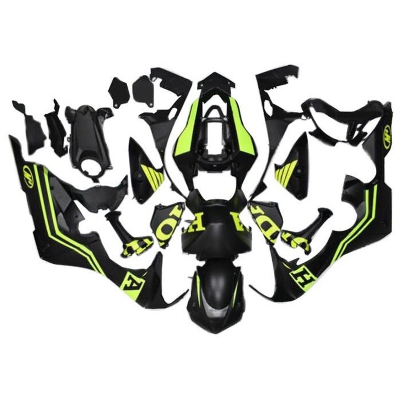 Honda CBR1000RR (2017-2025) Matte Black, Neon Yellow Fairings No Seat Cowl No Bolt Kit No Tank