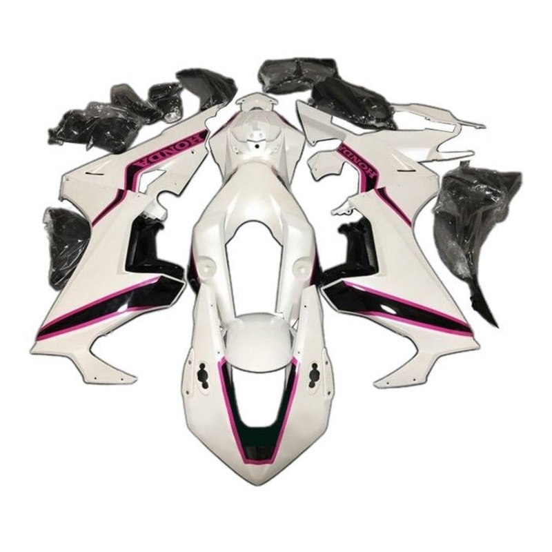 Honda CBR1000RR (2017-2025) Pearl White, Black, Pink Fairings No Seat Cowl No Bolt Kit No Tank