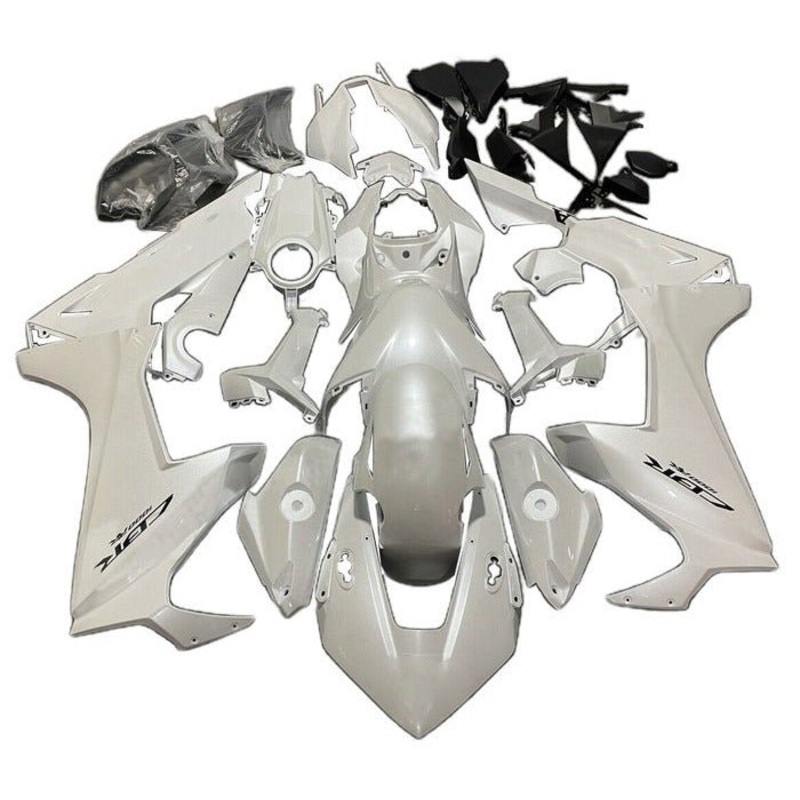 Honda CBR1000RR (2017-2025) Pearl White Fairings No Seat Cowl No Bolt Kit No Tank