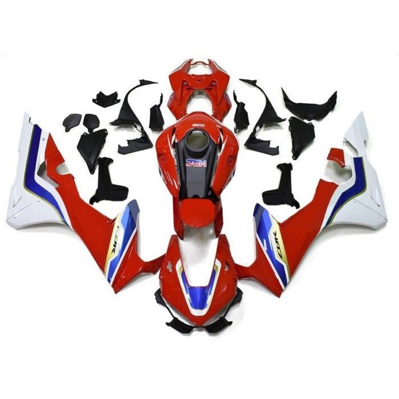 Honda CBR1000RR (2017-2025) Red, White, Blue, Gold Fairings No Seat Cowl No Bolt Kit No Tank