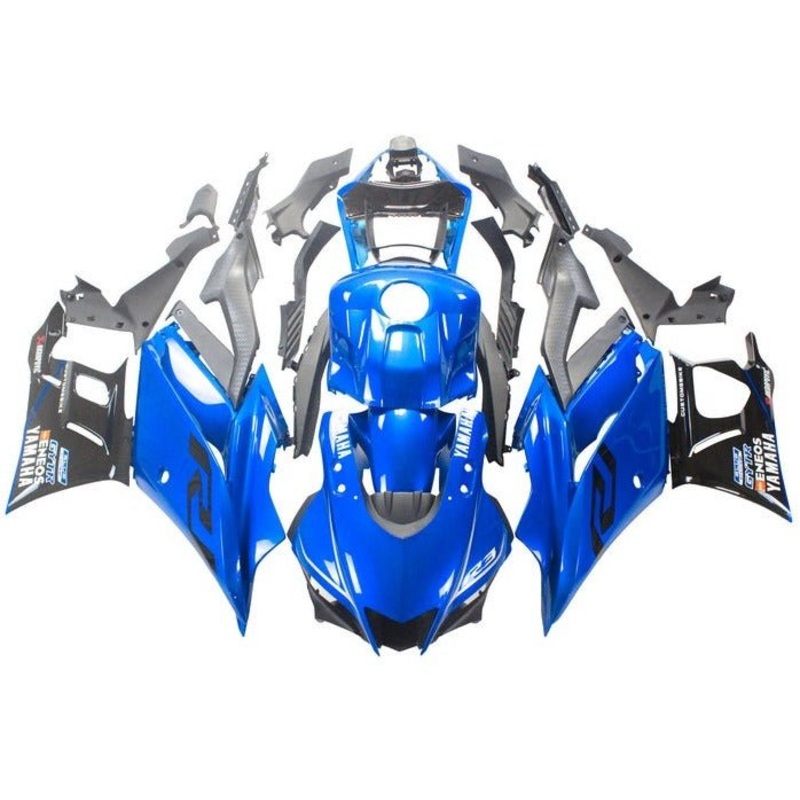 Yamaha R3 (2019-2021) Blue, Black, White, Eneos Fairings No Seat Cowl No Bolt Kit No Tank Cover