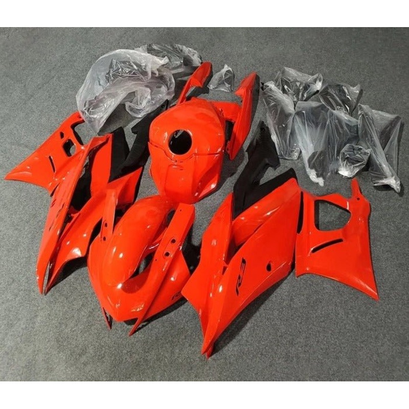 Yamaha R3 (2019-2021) Fire Orange Fairings No Seat Cowl No Bolt Kit No Tank Cover