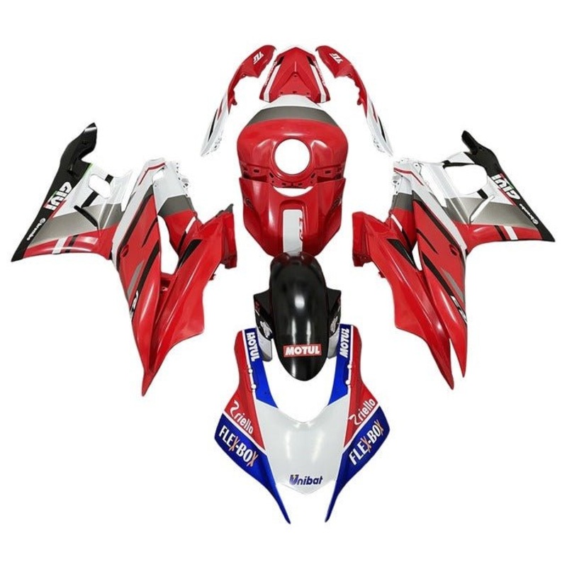 Yamaha R3 (2019-2021) Matte Red, White, Blue Fairings No Seat Cowl No Bolt Kit No Tank Cover