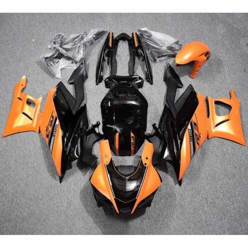 Yamaha R3 (2019-2021) Orange, Black Fairings No Seat Cowl No Bolt Kit No Tank Cover