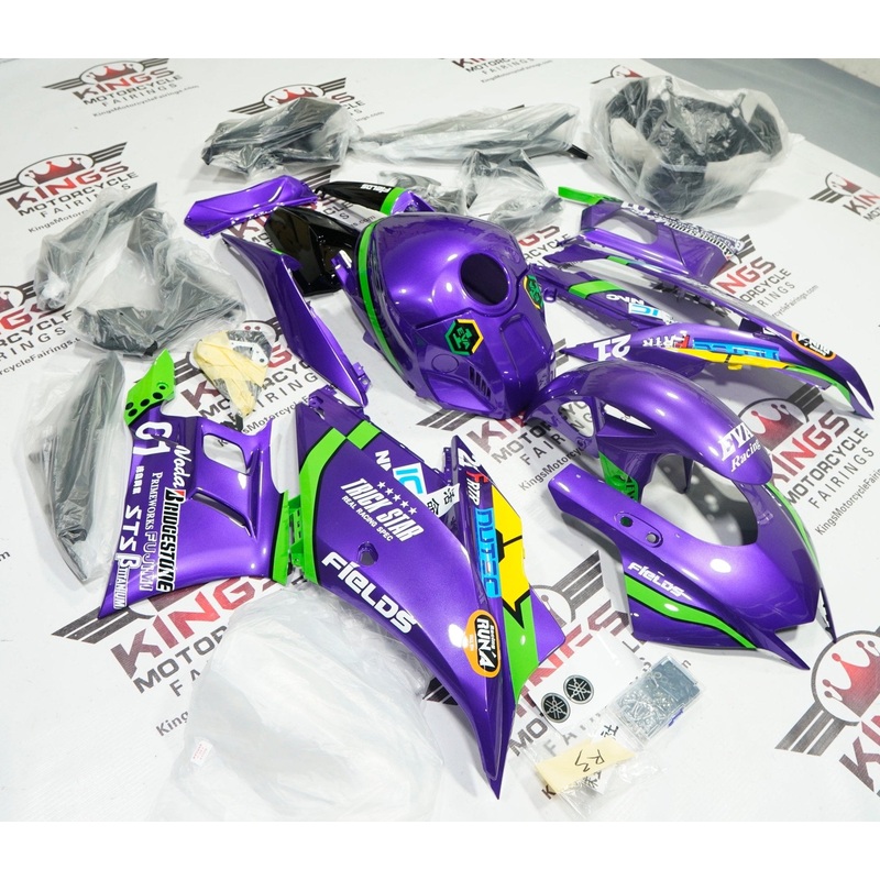 Yamaha R3 (2019-2021) Purple, Green, Eva Fairings No Seat Cowl No Bolt Kit No Tank Cover