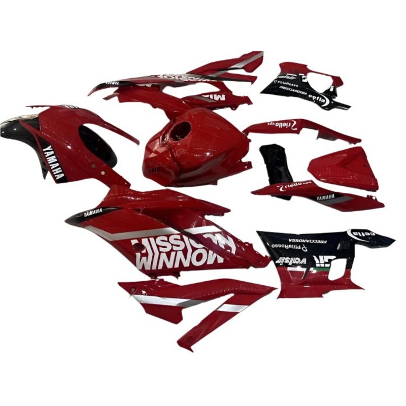 Yamaha R3 (2019-2021) Red, Black Mission Fairings No Seat Cowl No Bolt Kit No Tank Cover