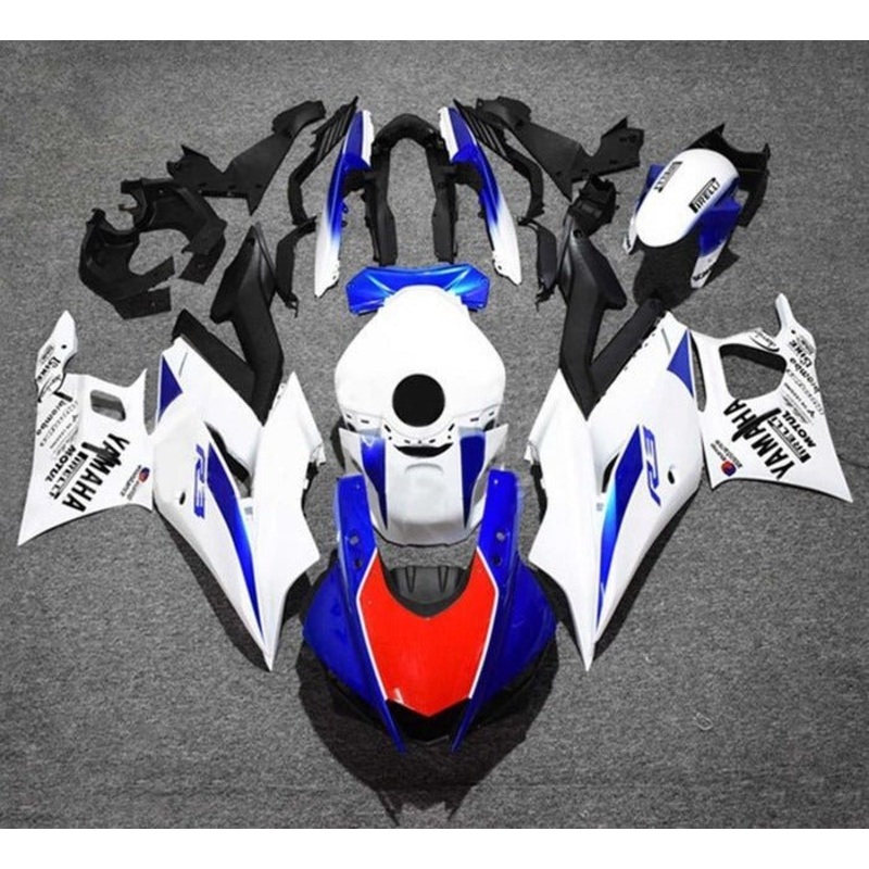 Yamaha R3 (2019-2021) White, Blue, Red Fairings No Seat Cowl No Bolt Kit No Tank Cover