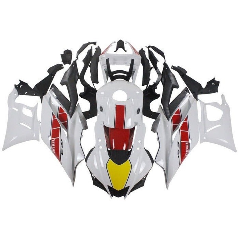 Yamaha R3 (2019-2021) White, Red, Yellow Fairings No Seat Cowl No Bolt Kit No Tank Cover