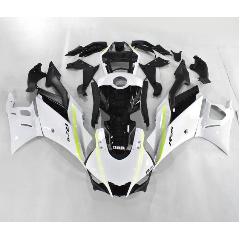 Yamaha R3 (2019-2024) White, Black, Yellow Fairings No Seat Cowl No Bolt Kit No Tank Cover