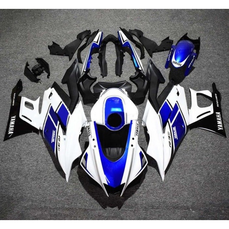 Yamaha R3 (2019-2024) White, Blue, Black Fairings No Seat Cowl No Bolt Kit No Tank Cover