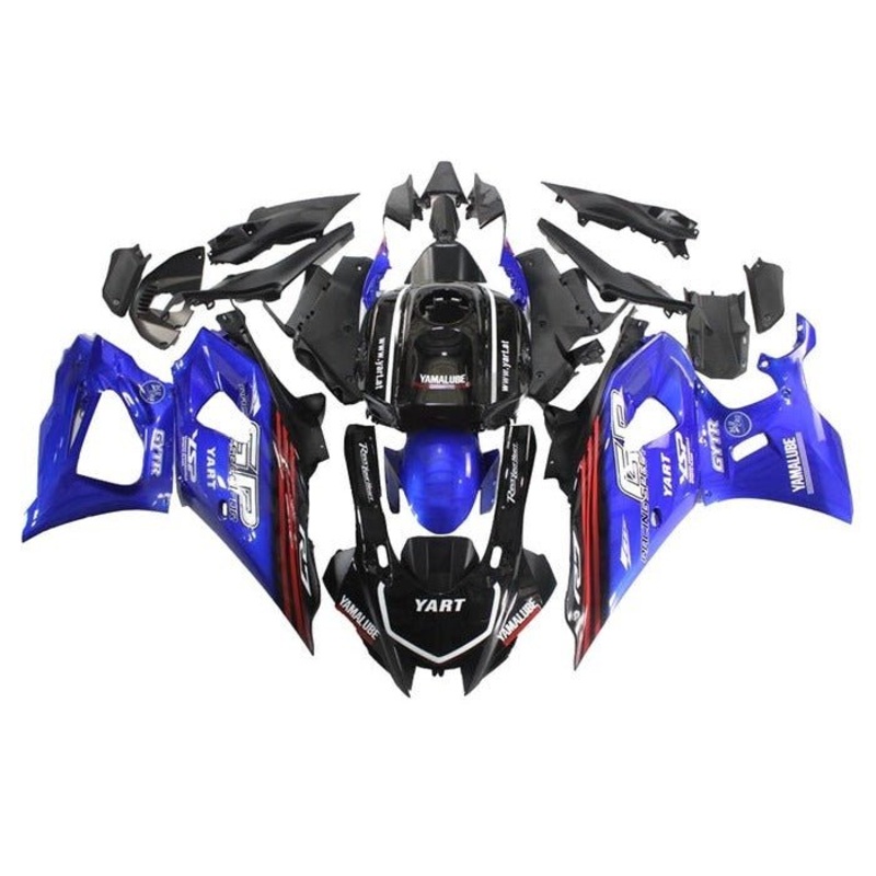 Yamaha R7 Fairings (2021-2024) Black, Blue, Red Stripe No Seat Cowl No Bolt Kit No Tank