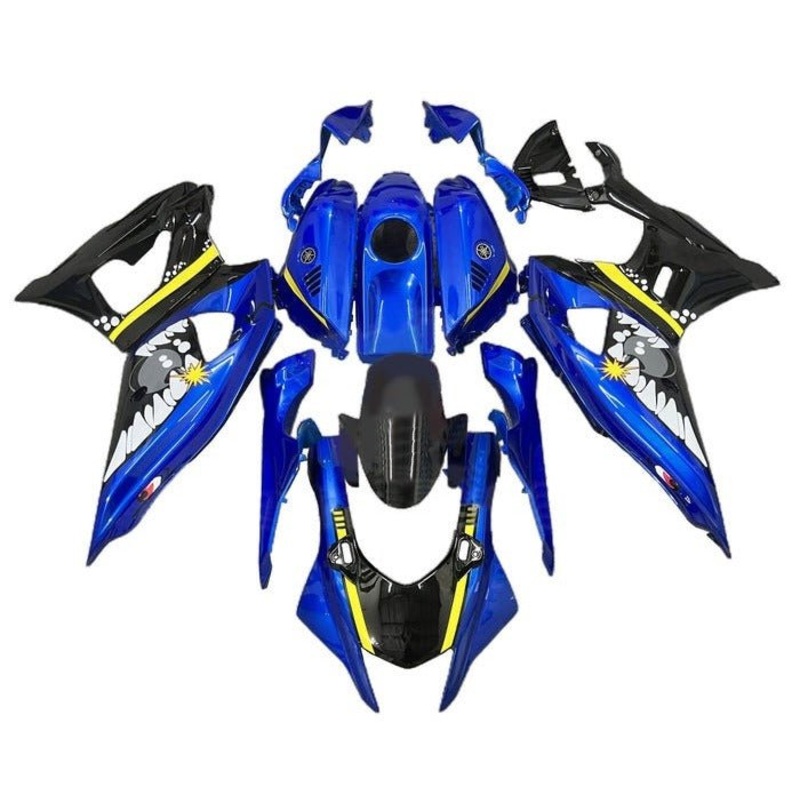Yamaha R7 Fairings (2021-2024) Blue, Black, Yellow Shark No Seat Cowl No Bolt Kit No Tank