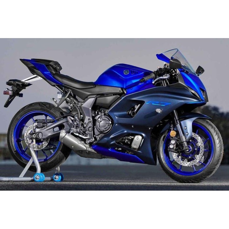 Yamaha R7 Fairings (2021-2024) Blue, Matte Blue No Seat Cowl No Bolt Kit No Tank