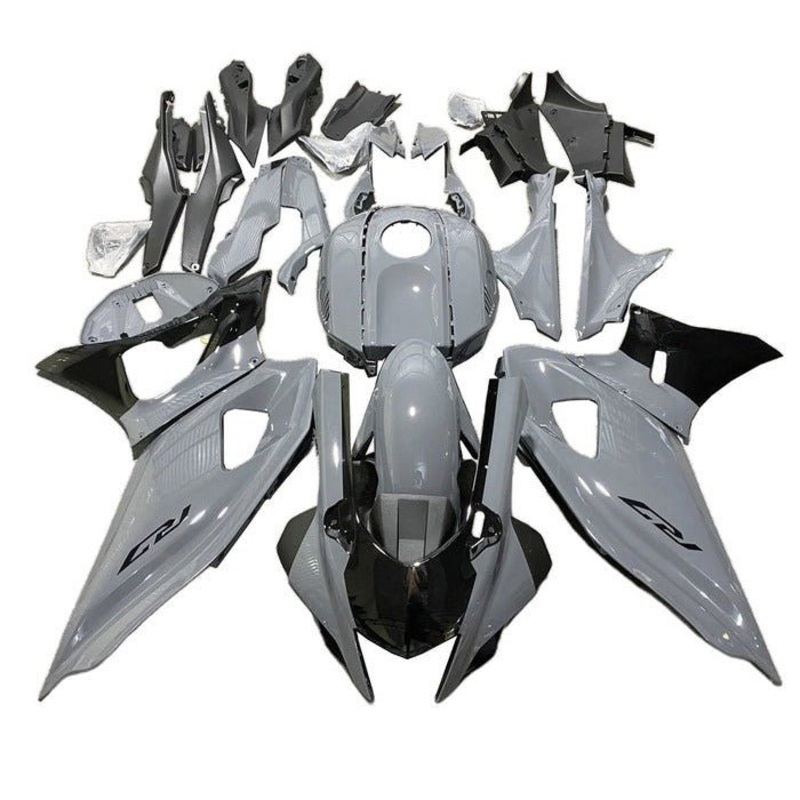 Yamaha R7 Fairings (2021-2024) Gray, Black No Seat Cowl No Bolt Kit No Tank