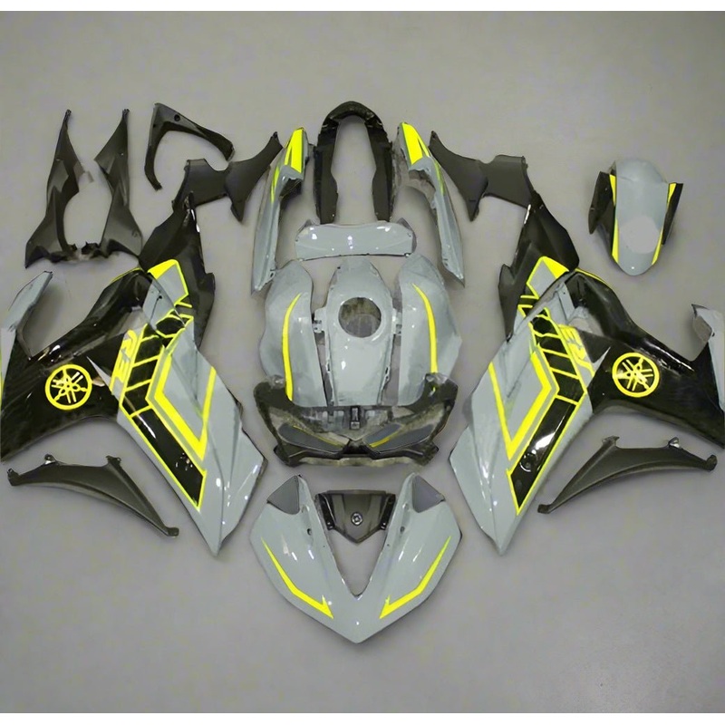 Yamaha YZF-R3 (2015-2018) Gray, Black, Yellow Fairings No Seat Cowl No Bolt Kit No Tank Cover