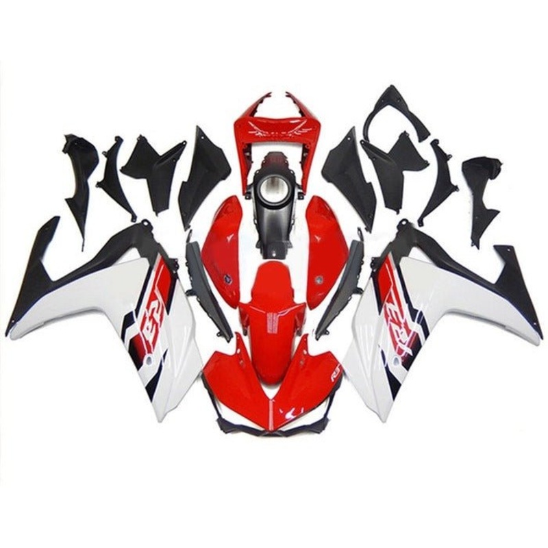 Yamaha YZF-R3 (2015-2018) Red, Black, White Fairings No Seat Cowl No Bolt Kit No Tank Cover