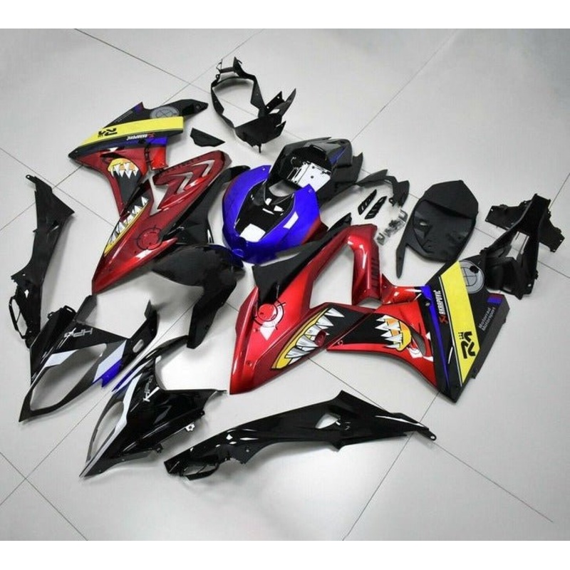 BMW S1000RR (2017-2018) Black, Red, Blue, Shark Fairings No Seat Cowl No Bolt Kit No Tank