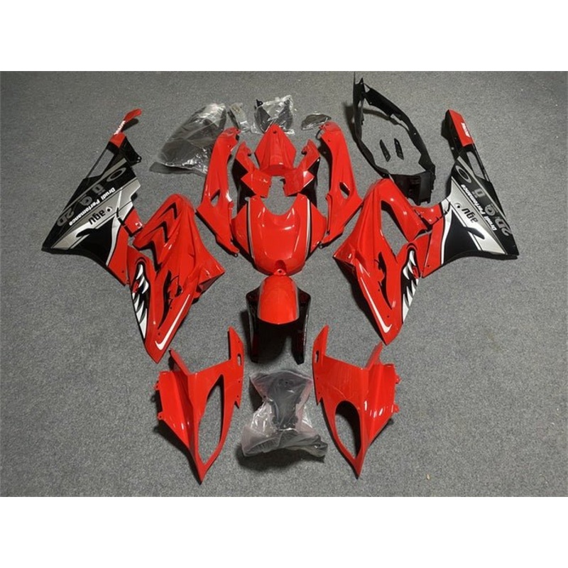 BMW S1000RR (2017-2018) Red Shark Fairings No Seat Cowl No Bolt Kit No Tank