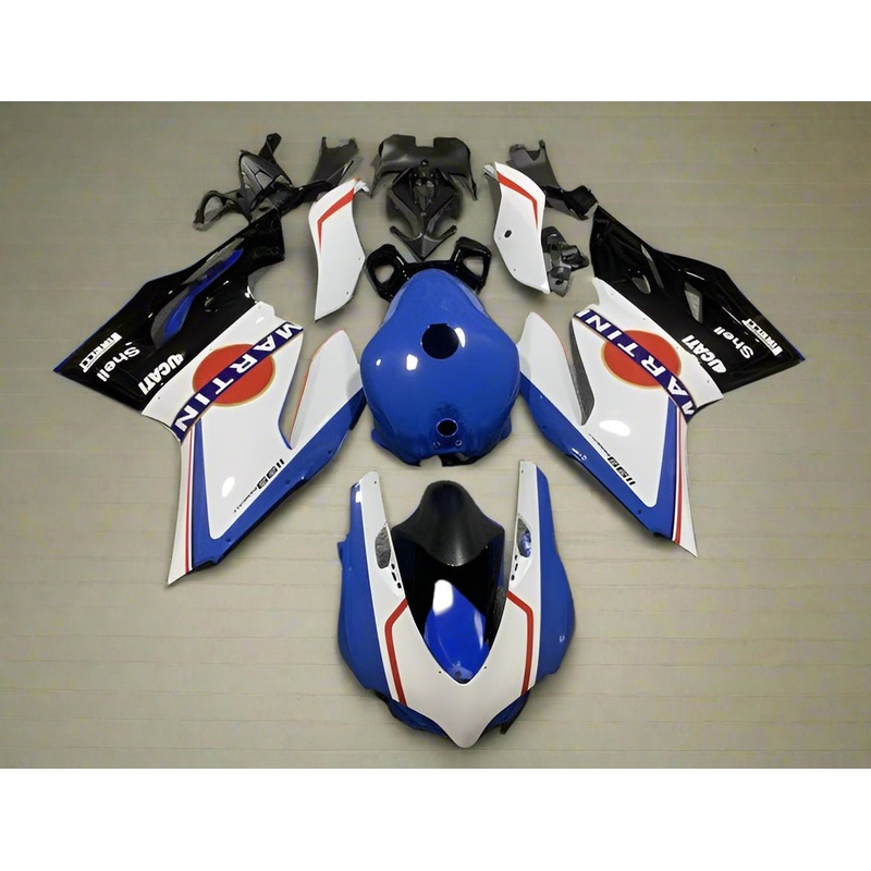 Ducati 1199 (2011-2014) Blue, White, Red, Martini Fairings No Tank No Seat Cowl No Bolt Kit