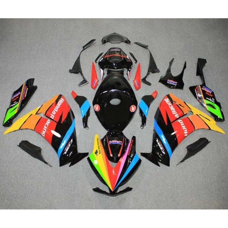 Honda CBR1000RR (2012-2016) Black, Multicolor Fairings No Seat Cowl No Bolt Kit No Tank