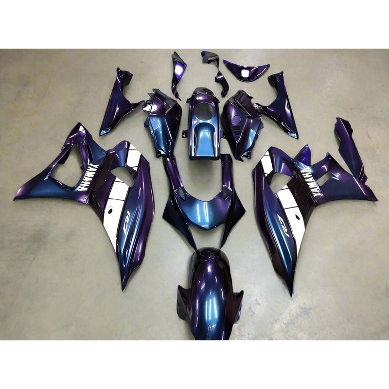 Yamaha R7 Fairings (2021-2024) Chameleon Blue, Purple, White No Seat Cowl No Bolt Kit No Tank