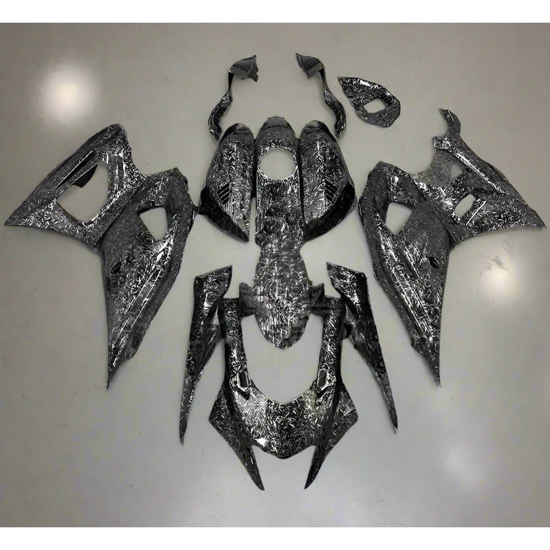 Yamaha R7 Fairings (2021-2024) Faux Forged Carbon Fiber No Seat Cowl No Bolt Kit No Tank
