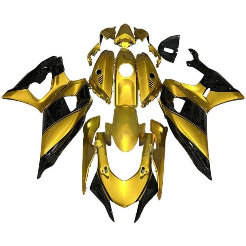 Yamaha R7 Fairings (2021-2024) Gold, Black No Seat Cowl No Bolt Kit No Tank