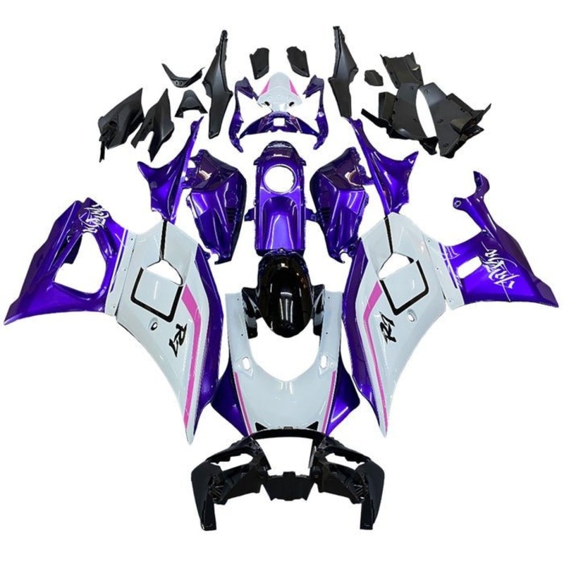 Yamaha R7 Fairings (2021-2024) White, Purple, Pink No Seat Cowl No Bolt Kit No Tank