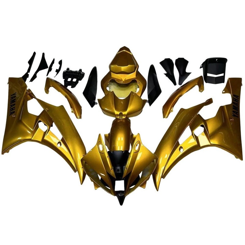 Yamaha YZF-R6 (2006-2007) Gold Fairings No Seat Cowl No Bolt Kit No Tank