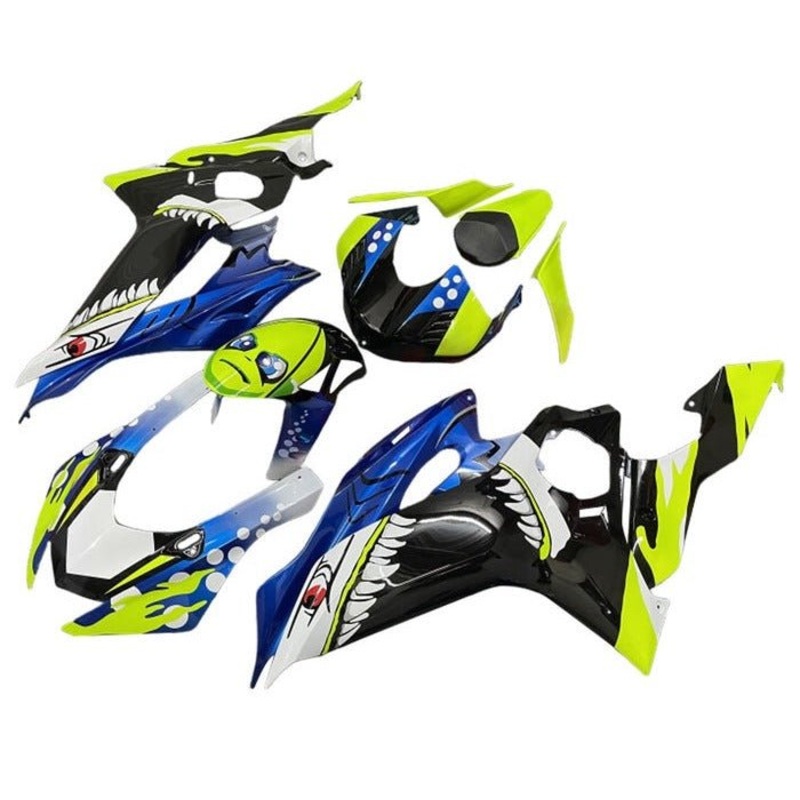 YAMAHA YZF-R6 (2017-2022) Blue, Neon Yellow, Shark Fairings No Seat Cowl No Bolt Kit No Tank